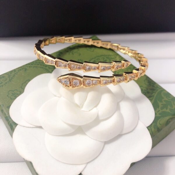 Snake-shaped diamond bracelet （李惠子） - Image 9