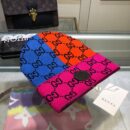 GUCCI official website color matching series! The latest wool blend knitted hat, 💓 official website original replica. Very soft and skin-friendly, very elastic 💓 textured and very versatile style ~ very warm, a must-have artifact for autumn and winter, unisex, can be worn by any head circumference. Highly recommended