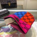 GUCCI official website color matching series! The latest wool blend knitted hat, 💓 official website original replica. Very soft and skin-friendly, very elastic 💓 textured and very versatile style ~ very warm, a must-have artifact for autumn and winter, unisex, can be worn by any head circumference. Highly recommended