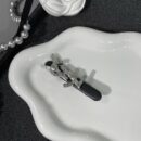 Crystal leather side clip （莹莹）
