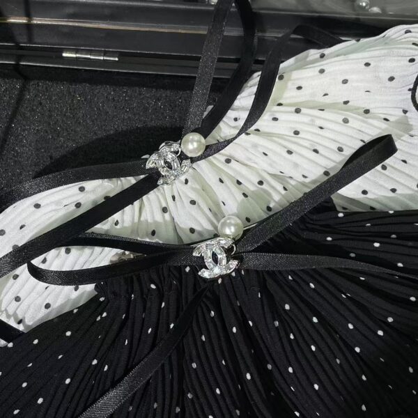 Chiffon Polka Dot Spring Hair Clip （莹莹） - Image 2