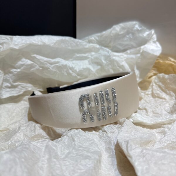 miu rhinestone headband （绣娴） - Image 3