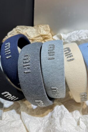 miu rhinestone headband （绣娴）