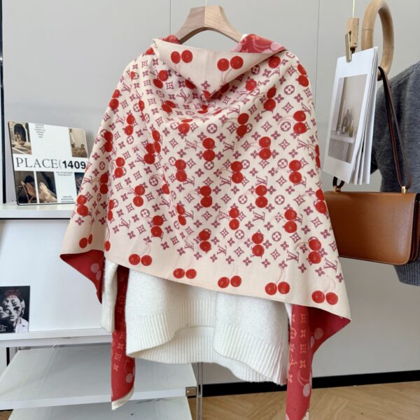 2025 Autumn and Winter Unisex Style, Synchronous Counter, High-end Cashmere Knitted Scarf - Image 5