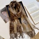 2025 Autumn and Winter Same Style for Men and Women, Available in the Same Counter, High-end Cashmere Knitted Scarves!
