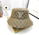 Monogram, Kuqi, bucket hat, bucket hat Fully printed, fully embroidered LV, Louis Vuitton