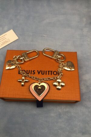 LV Valentine's Day Heart Flower Bag Chain