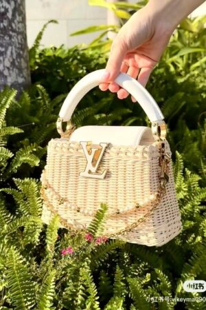 LV belt chain and bag charms