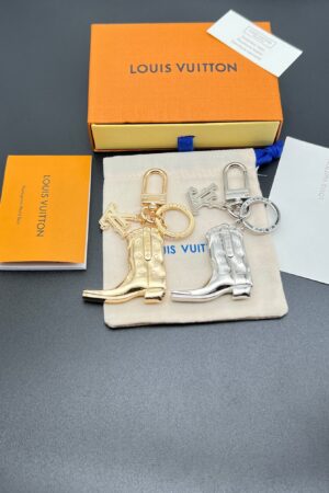 LV cowboy boot keychain