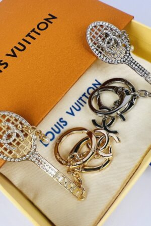 Chanel badminton racket pendant